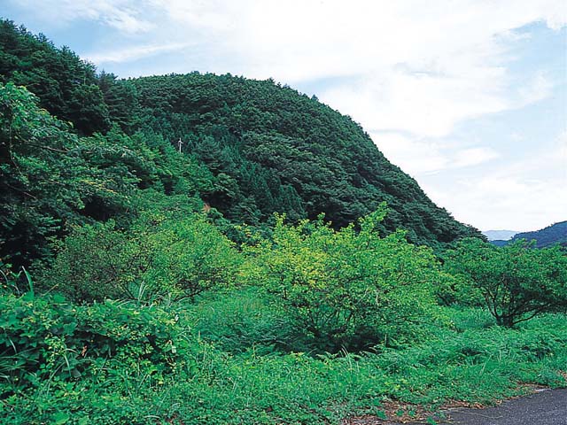 画像：青野火山群  鍋山