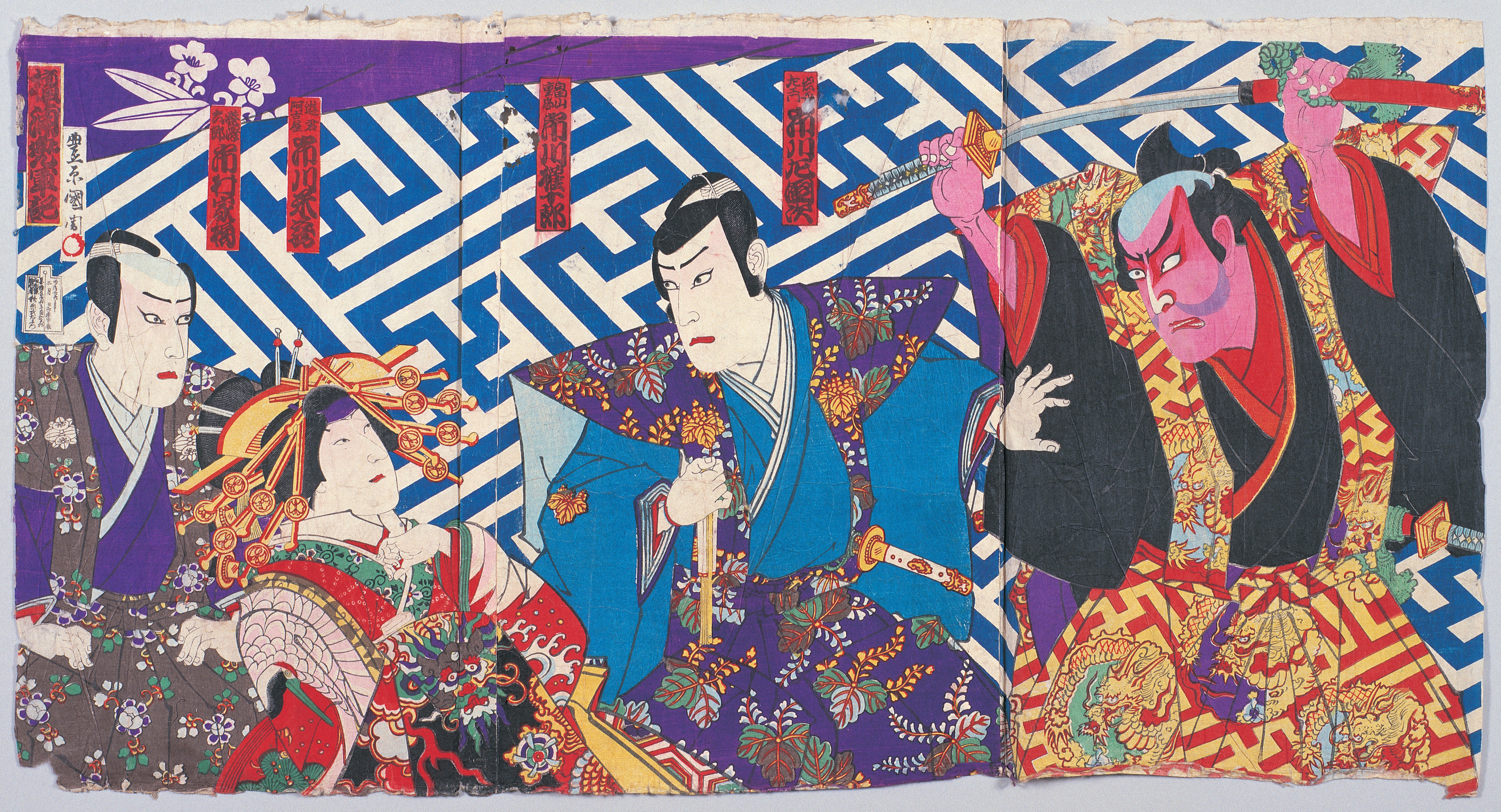 画像：芝居絵 壇浦兜軍記